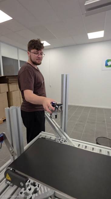 Machine vision inspection setup for automated manufacturing