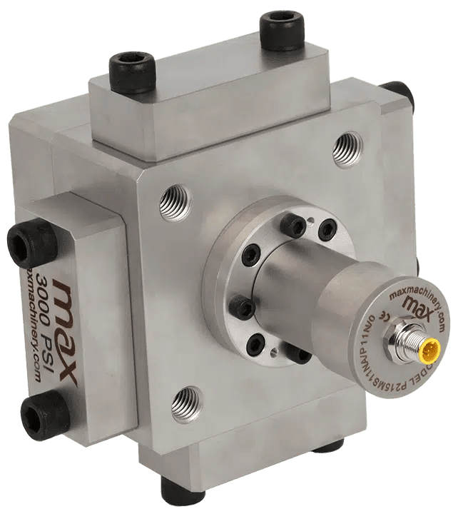 MAX Machinery piston flow meter for precision low-flow measurement